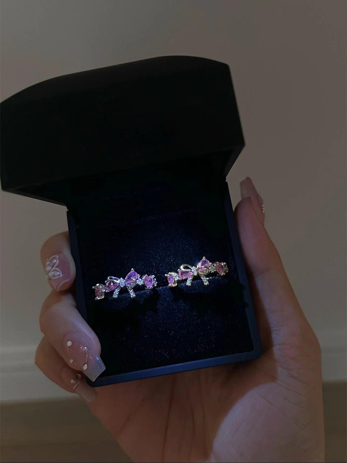 Bague Adoriza “Nœud Rosé”